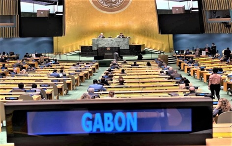 GABON-ONU : Le Gabon à la présidence du Conseil de sécurité de l’ONU dès le 6 octobre.; Credit: 