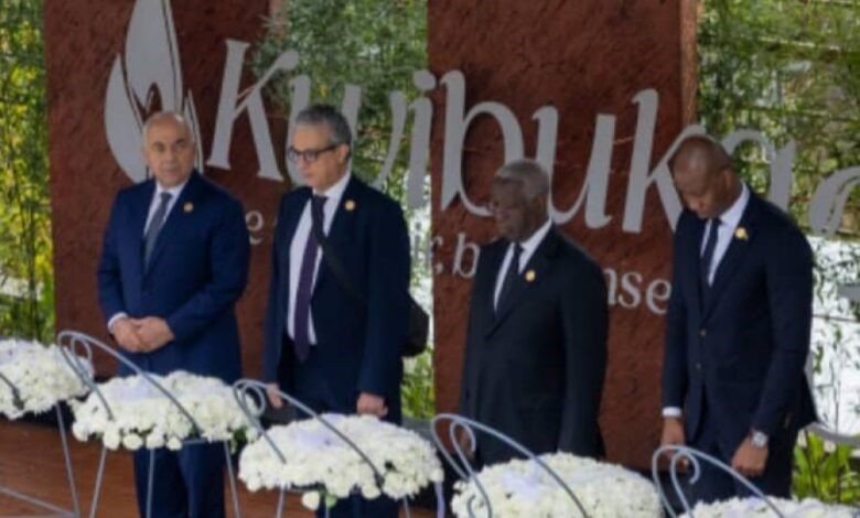 GABON-RWANDA : Raymond NDONG SIMA assiste à la Commémoration du 30e anniversaire du génocide des tutsi; Credit: 