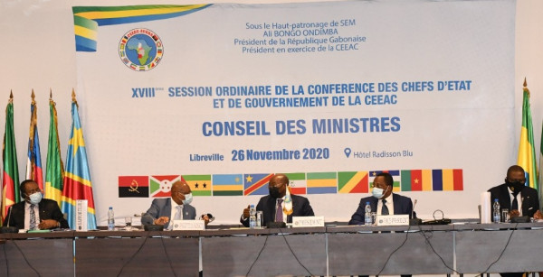 GABON/CEEAC: Conseil des Ministres en Présentiel.