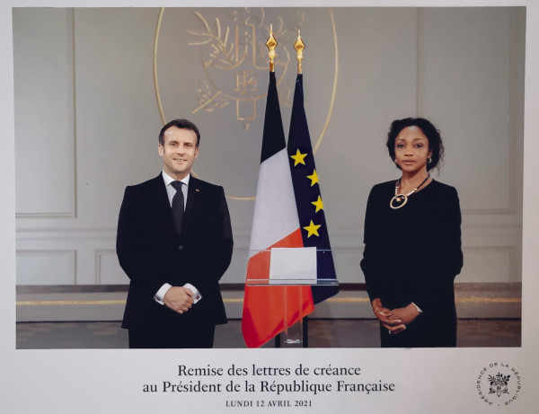 GABON /FRANCE: Remise des lettres de créance au Président Emmanuel MACRON