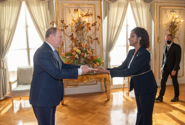 GABON-MONACO : Présentation de lettres de créance.