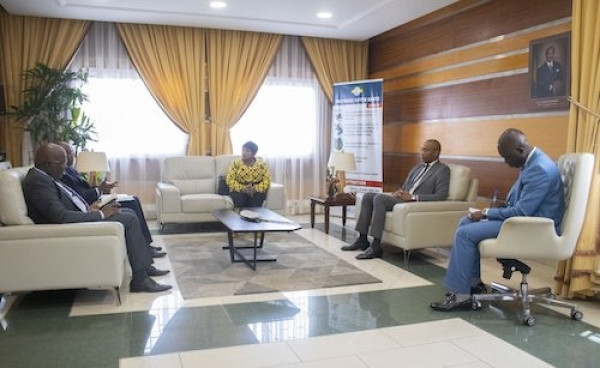 GABON-NATIONS UNIES : Dr. Magaran MONZON BAGAYOKO et Marie-Noel ZAGRE reçus par Dr. Guy Patrick Obiang Ndong
