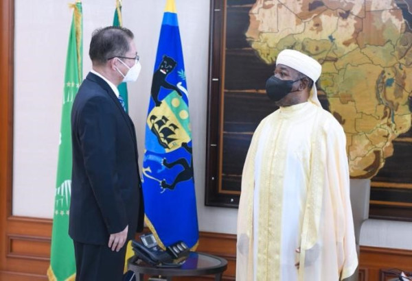 GABON-CHINE :  Les adieux de l’Ambassadeur de Chine à Ali Bongo Ondimba