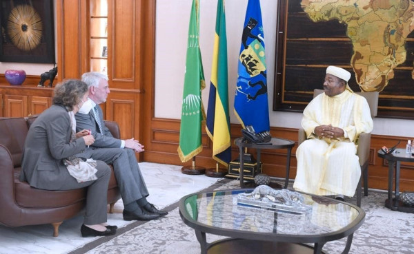 GABON-ALLEMAGNE: Le Secrétaire d’Etat Jochen FLASBART  reçu au Palais Rénovation.