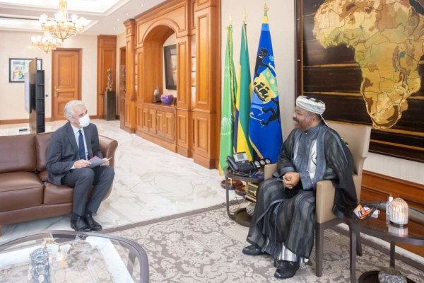GABON-FRANCE : Alexis LAMEK reçu en audience par Ali Bongo ONDIMBA au Palais Rénovation