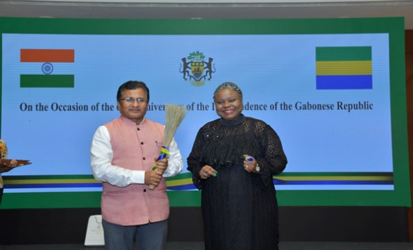 GABON-INDE : Les gabonais de l’Inde célèbrent les 62 années d’indépendance.