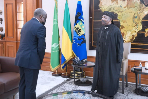 GABON-BDEAC : Dieudonné EVOU MEKOU reçu en audience par Ali BONGO ONDIMBA