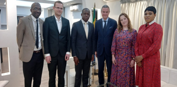 GABON-SUEDE : Une délégation de l’Ambassade de Suède reçue en audience par le Ministre des Affaires Etrangères