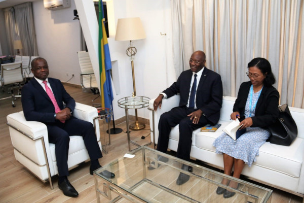 GABON-UNICEF : Le Représentant Résident reçu au Ministère des Affaires Étrangères.