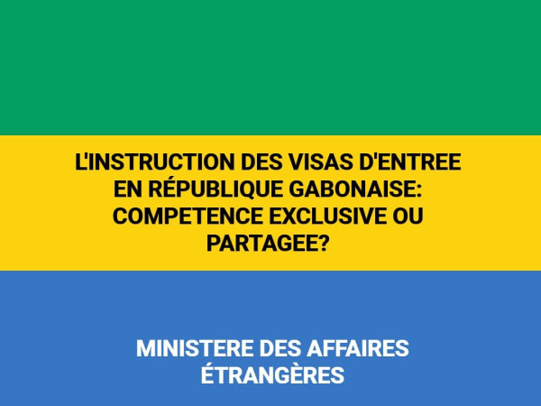 GABON-DIPLOMATIE : La Direction Générale des Affaires Consulaires ouvre la Première Session du Café Consulaire .