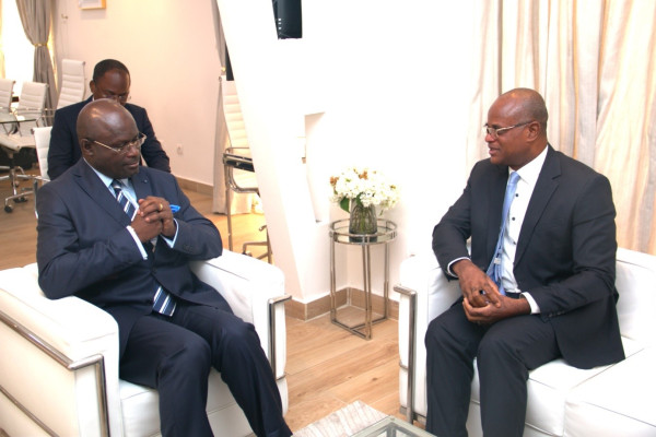 GABON-DIPLOMATIE : L’Ambassadeur du Gabon en Guinée Equatoriale chez le Ministre des Affaires Etrangères