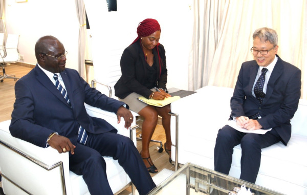 GABON-DIPLOMATIE : L’Ambassadeur de Corée au Ministère des Affaires Étrangères.