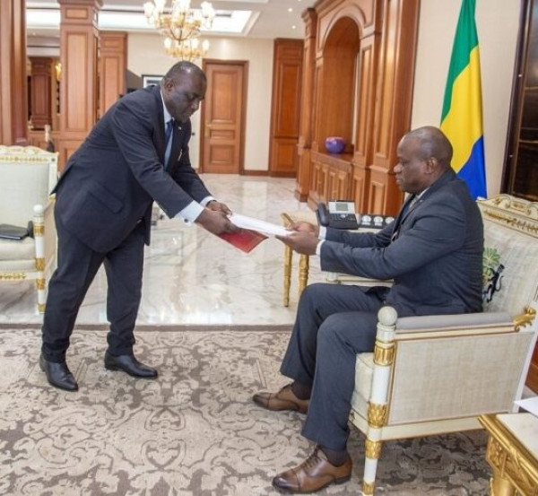 GABON- GUINEE EQUATORIALE : Un émissaire de la Guinée Équatoriale reçu par le Président de la Transition.