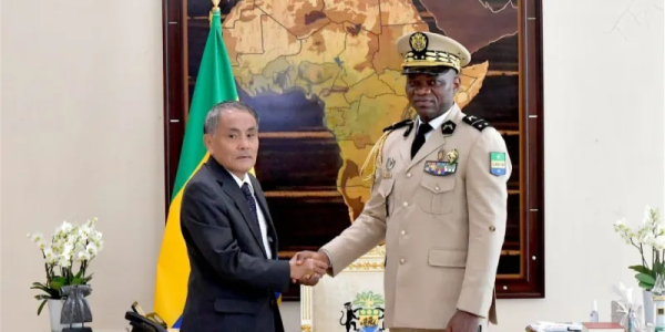 GABON-JAPON : L’Ambassadeur du Japon reçu en audience par le Président de la Transition