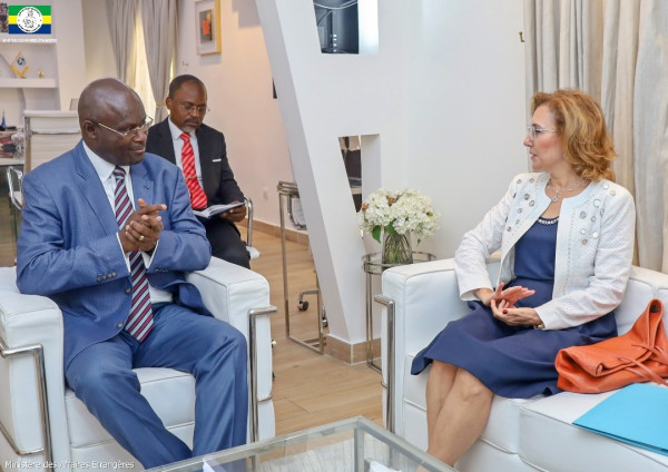 GABON-TÜRKIYE : Le Ministre des Affaires Etrangères reçoit l’Ambassadeur de Türkiye.
