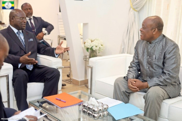GABON-DIPLOMATIE : Le Secrétaire Exécutif du Golfe de Guinée (CGG) reçu au Ministère des Affaires Etrangères