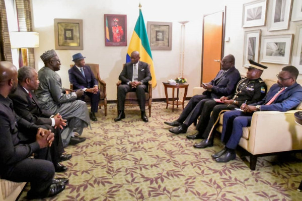 GABON-DIPLOMATIE : Le Président de la Transition échange avec son Homologue libérien