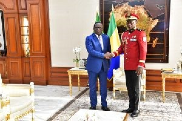 GABON-DIPLOMATIE : Le Président de la Transition échange avec le Président des Maires de Côte d’Ivoire