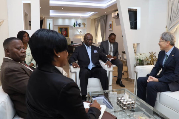 GABON -DIPLOMATIE : Audiences au Ministère des Affaires Etrangères