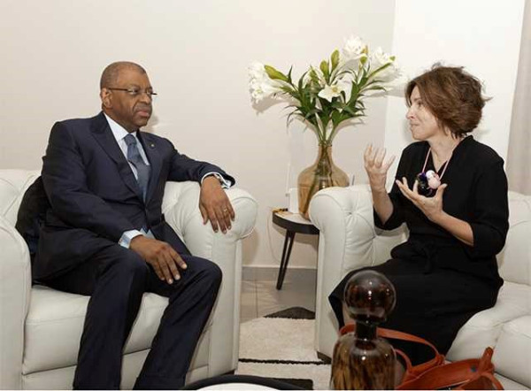 GABON-DIPLOMATIE : Alexandre BARRO CHAMBRIER reçoit Cécile ABADIE