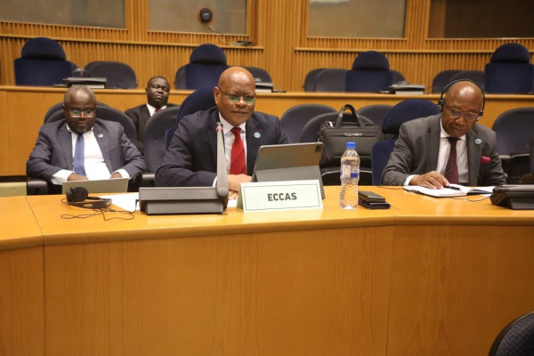 GABON-CEEAC : Le Président de la  Commission de la CEEAC soutient  la situation du Gabon  auprès de l’Union Africaine