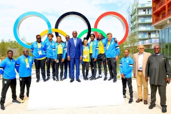 GABON – JEUX OLYMPIQUES : Les représentants du Gabon motivés par Brice Clotaire OLIGUI NGUEMA.