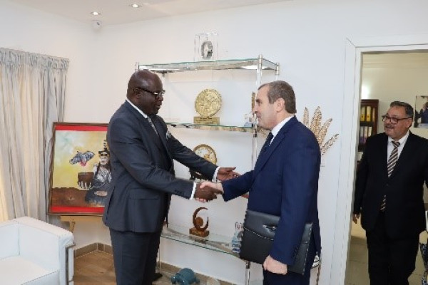 GABON -DIPLOMATIE :  Audiences au Ministère des Affaires Etrangères