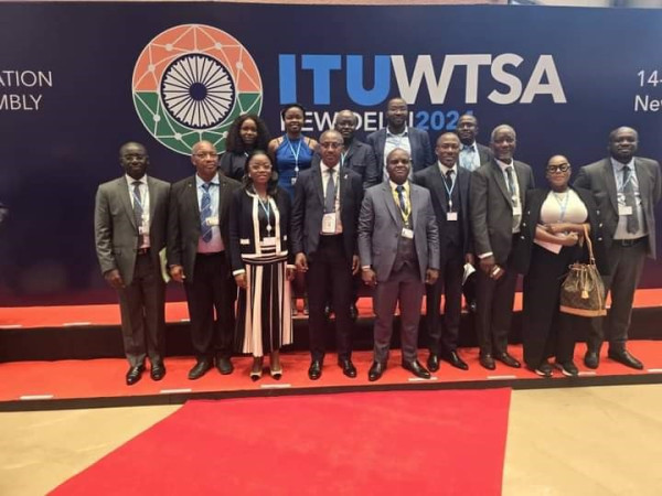 GABON–INDE : Bonjean Rodrigue MBADZA représente le Gabon à l’Assemblée Mondiale de Normalisation des Télécommunications.