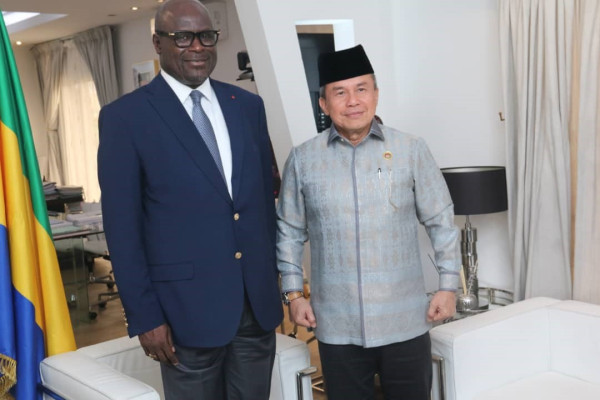 GABON –INDONESIE : Audiences à l’hôtel des Affaires Etrangères.