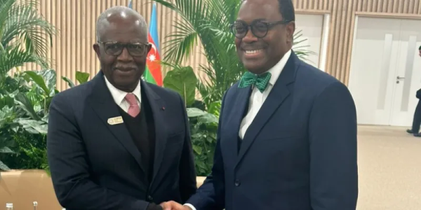 GABON-DIPLOMATIE : COP 29 – Rencontre entre Joseph OWONDAULT BERRE et le Président de la BAD