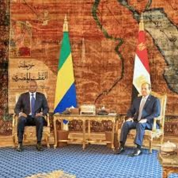 GABON-EGYPTE : Les Chefs d’Etat Gabonais et Egyptien se rencontrent