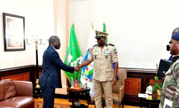 GABON-DIPLOMATIE : Noël Nelson MESSONE reçu en audience par le GBR Brice Clotaire OLIGUI NGUEMA