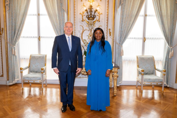 GABON – MONACO : Présentation de Lettres de créance de Marie-Edith TASSYLA-YE-DOUMBENENY