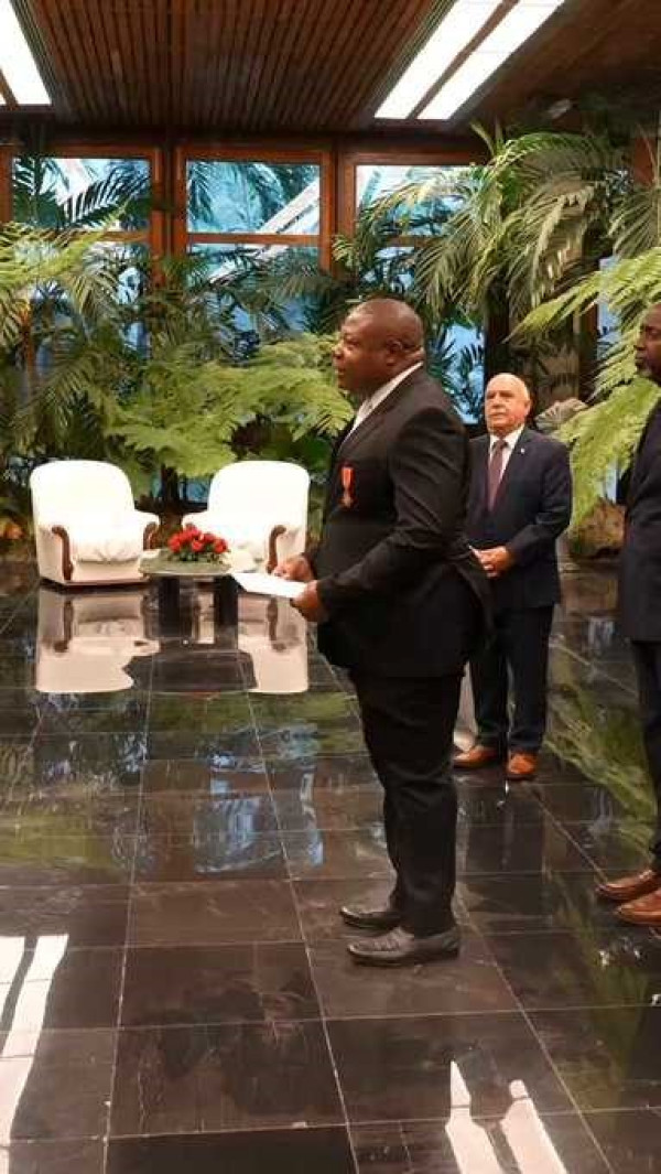 GABON-CUBA : Le nouvel Ambassadeur du Gabon présente ses Lettres de Créances