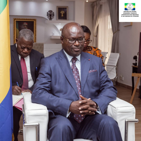 GABON-DIPLOMATIE : Série d’audiences au Ministère des Affaires Etrangères
