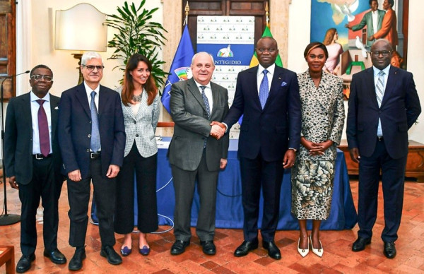 GABON-DIPLOMATIE : Visite historique au siège de la Communauté de Sant’Egidio par le Chef de l’Etat