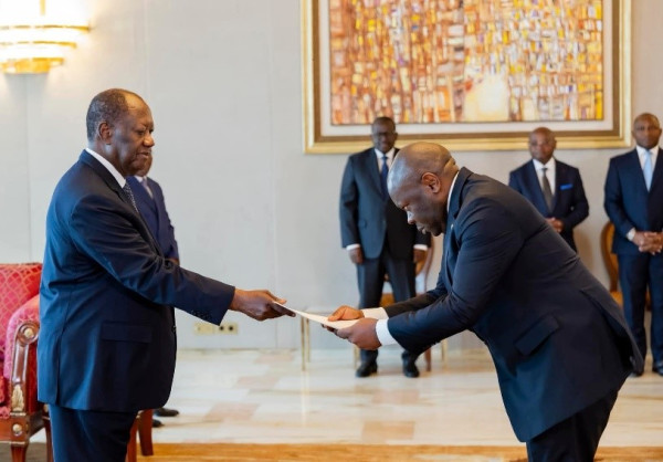 GABON-COTE D’IVOIRE : Présentation des Lettres de Créances de L’Ambassadeur désigné