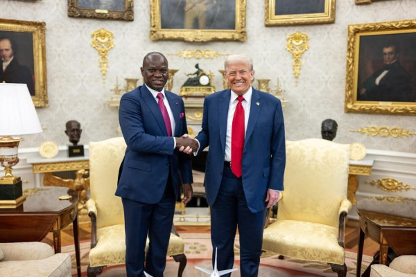GABON-USA : Le Président OLIGUI NGUEMA reçu par Donald TRUMP