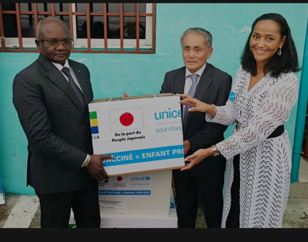 GABON-DIPLOMATIE: Le Gabon renforce sa lutte contre la diphtérie grâce à un appui majeur de l’Unicef et du gouvernement japonais