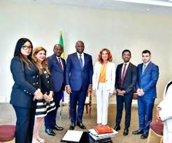 GABON-TÜRKIYE : Séance de travail entre le Président Brice Clotaire OLIGUI NGUEMA et des investisseurs Turcs.