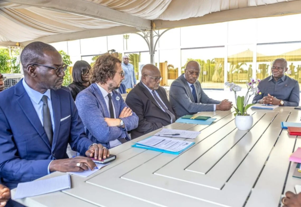 Rencontre entre le Président OLIGUI NGUEMA et Reporters sans frontières