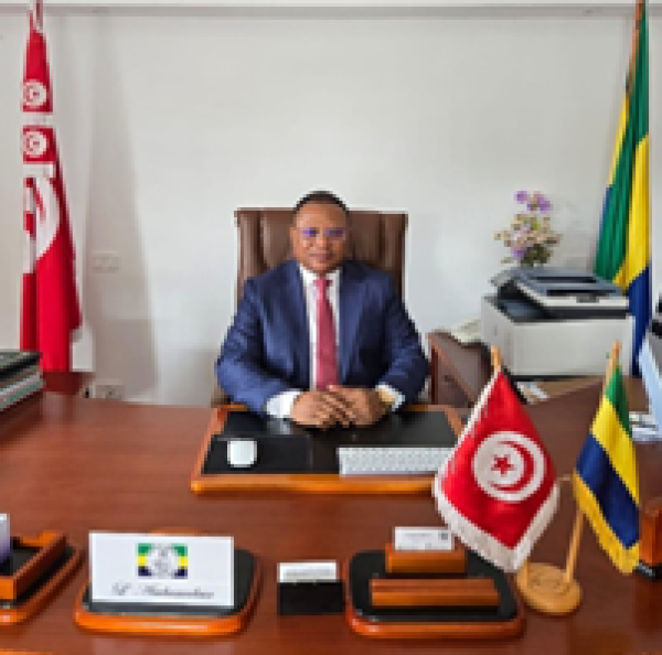 GABON-DIPLOMATIE :   L’Ambassadeur du Gabon en Tunisie s’exprime