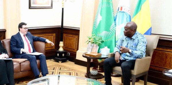 GABON-USA :  Le Président de la République reçoit une délégation américaine