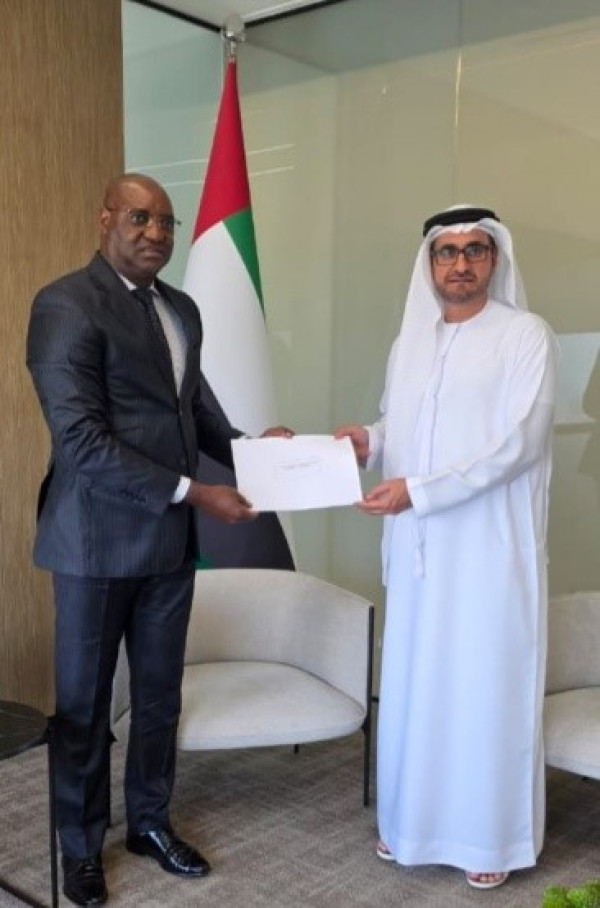 GABON-EMIRATS ARABES UNIS : Copies figurées de l’Ambassadeur désigné de la République Gabonaise