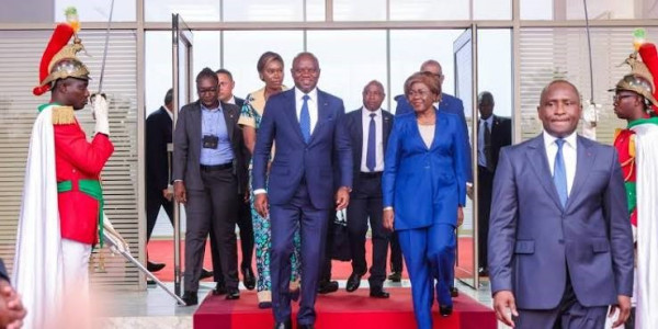 DIPLOMATIE : Le Président Brice Clotaire OLIGUI NGUEMA EN visite d’État en Côte d’Ivoire