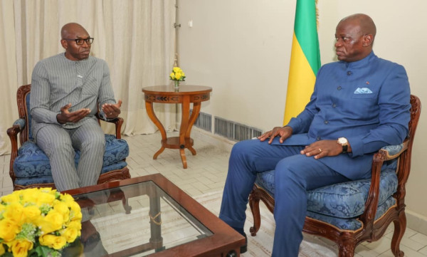 DIPLOMATIE : Le Président Oligui Nguema reçoit le responsable de The Nature Conservancy