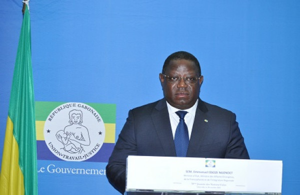 Allocution du Ministre d’Etat, Ministre des Affaires Etrangères, de la Francophonie et de l’Intégration Régionale, S.E.M Emmanuel ISSOZE NGONDET A l’occasion de la Journée des Nations Unies Libreville, le 23 octobre 2015