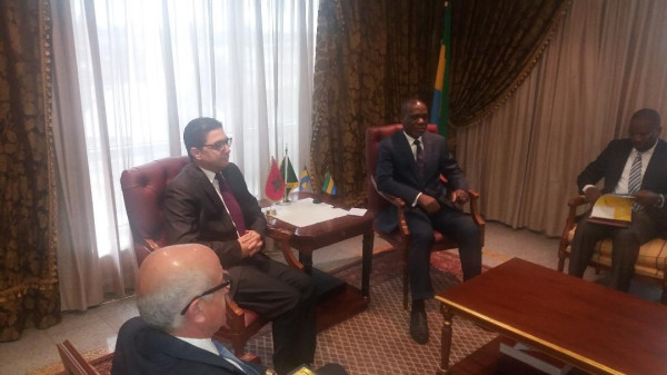 S.E. Noël Nelson MESSONE a reçu son homologue marocain